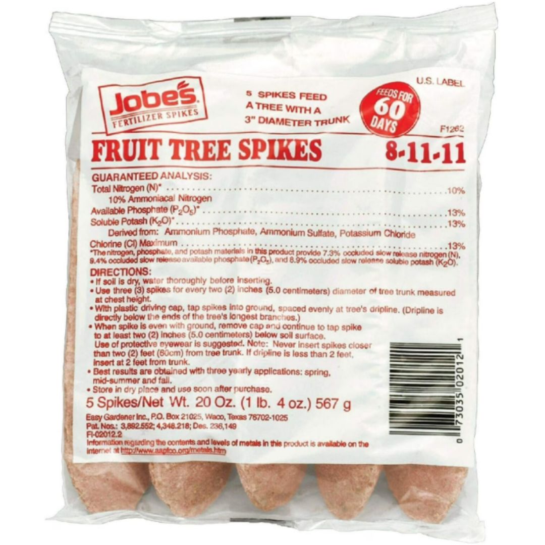 FRUIT TREE FERT SPIKE 8-11-11