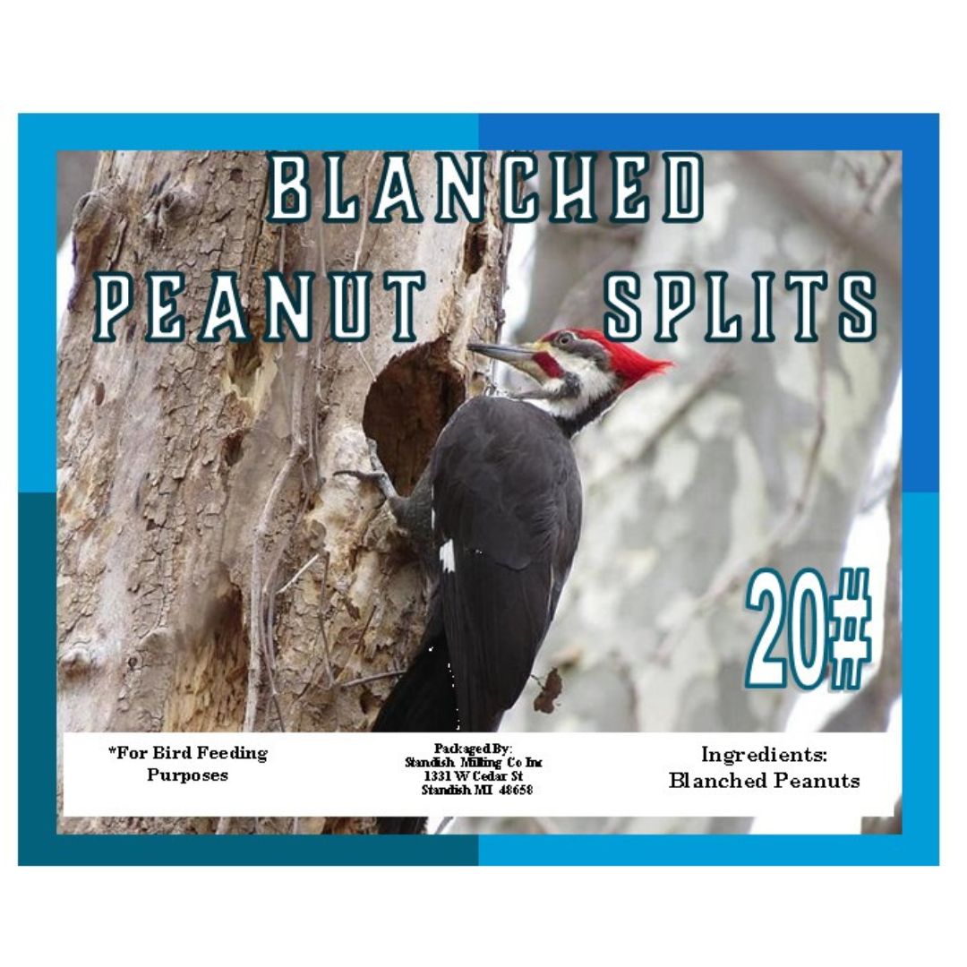 10# BLANCHED PEANUT SPLITS