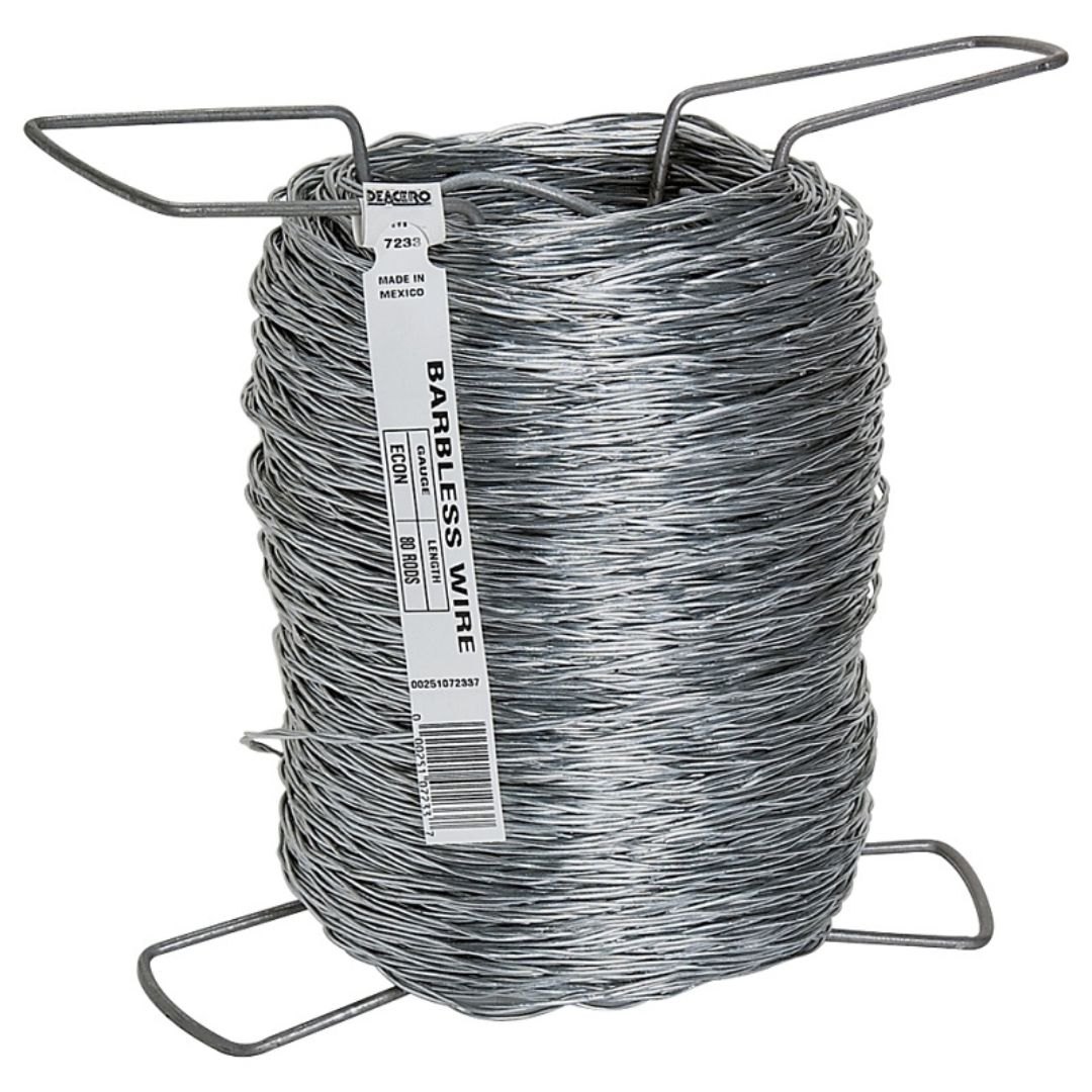 12.5GAUGE 80ROD 4PT BARBLESS W