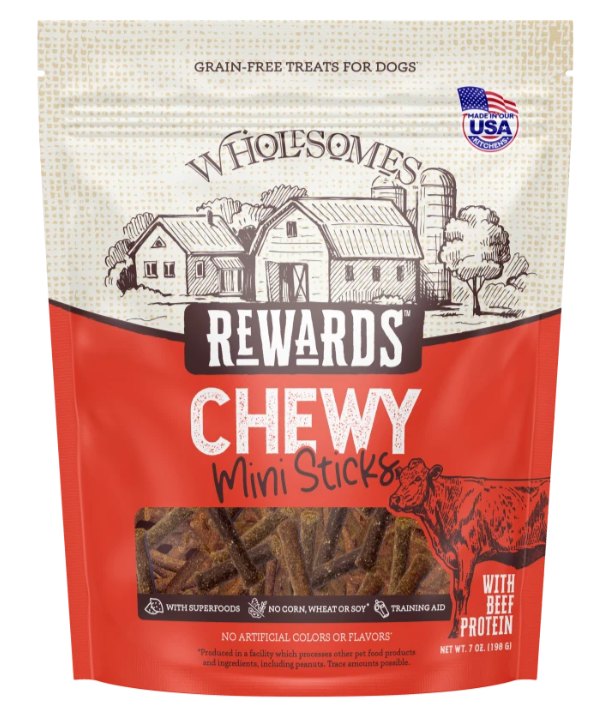 7oz WHLSM CHEWY BEEF MINI STICK