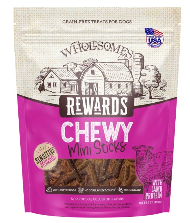 7oz WHLSM RWD CHEWY LAMB MINI STICKS