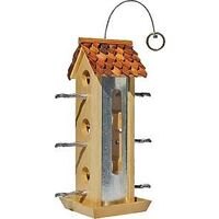 WOOD TIN JAY FEEDER/50171