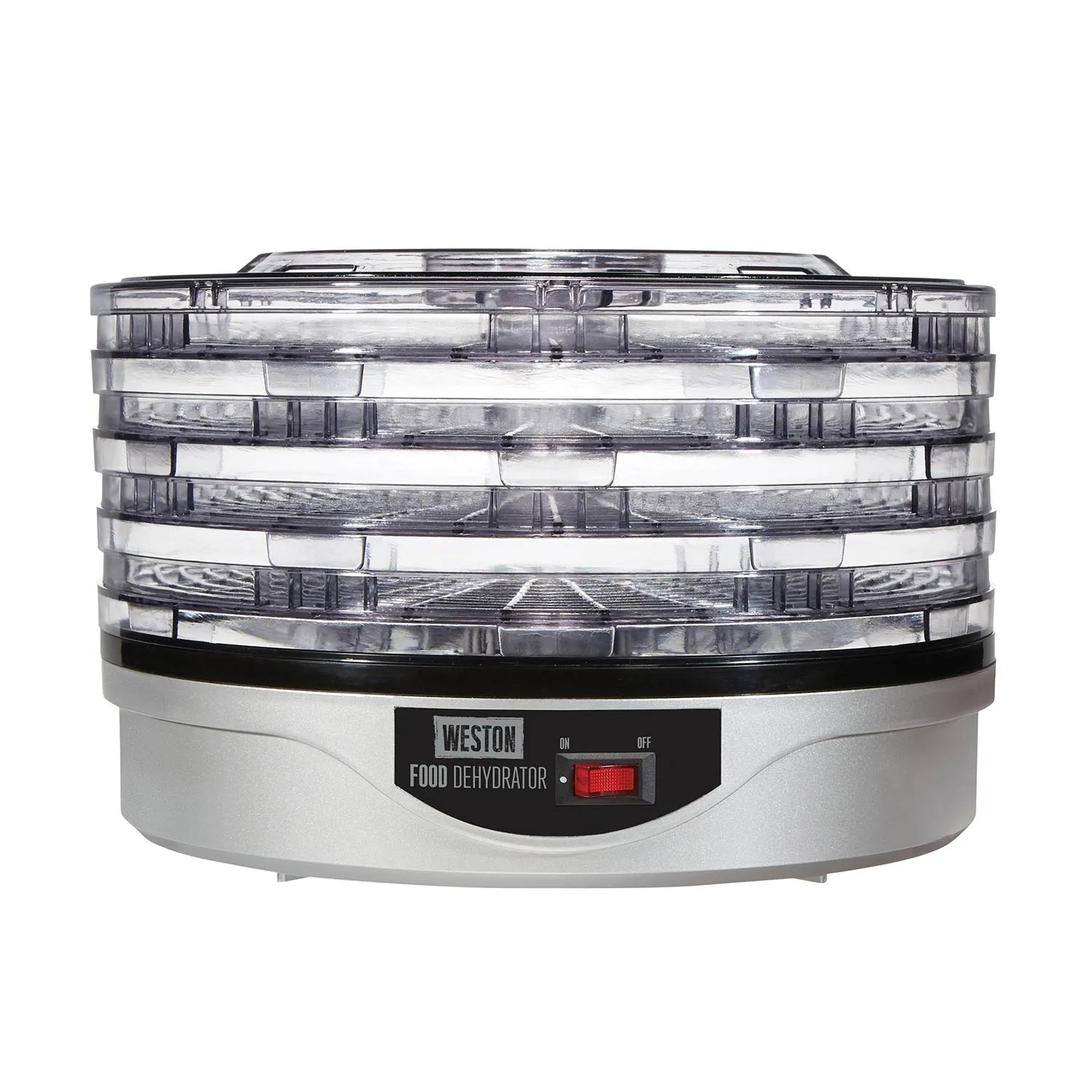 WESTON 4 TRAY SILVER FOOD DEHYDRATOR