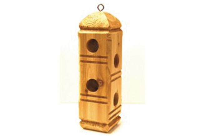 WS CEDAR DECORATIVE POST FEEDER