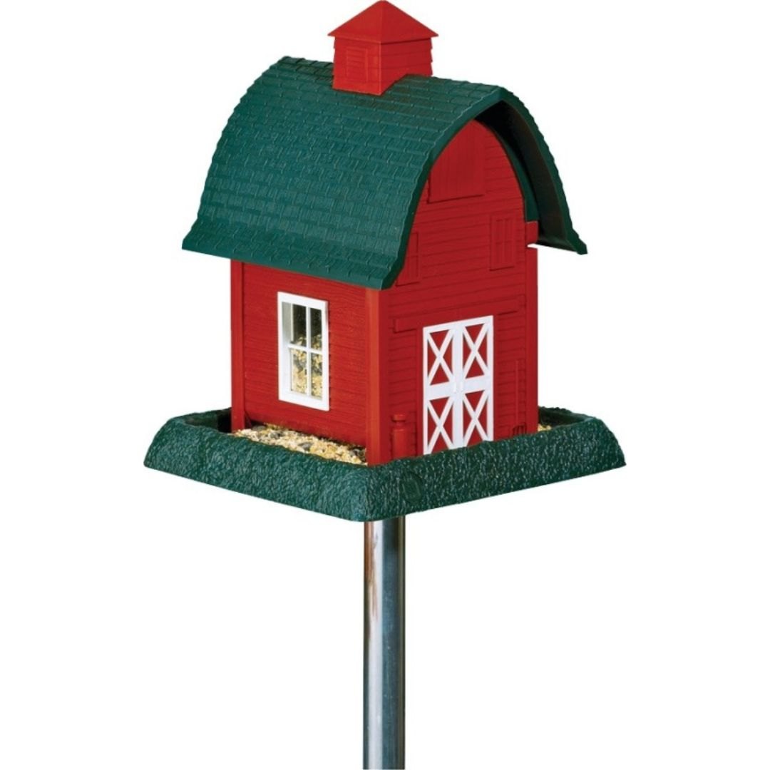 RED BARN BIRD FEEDER/9081