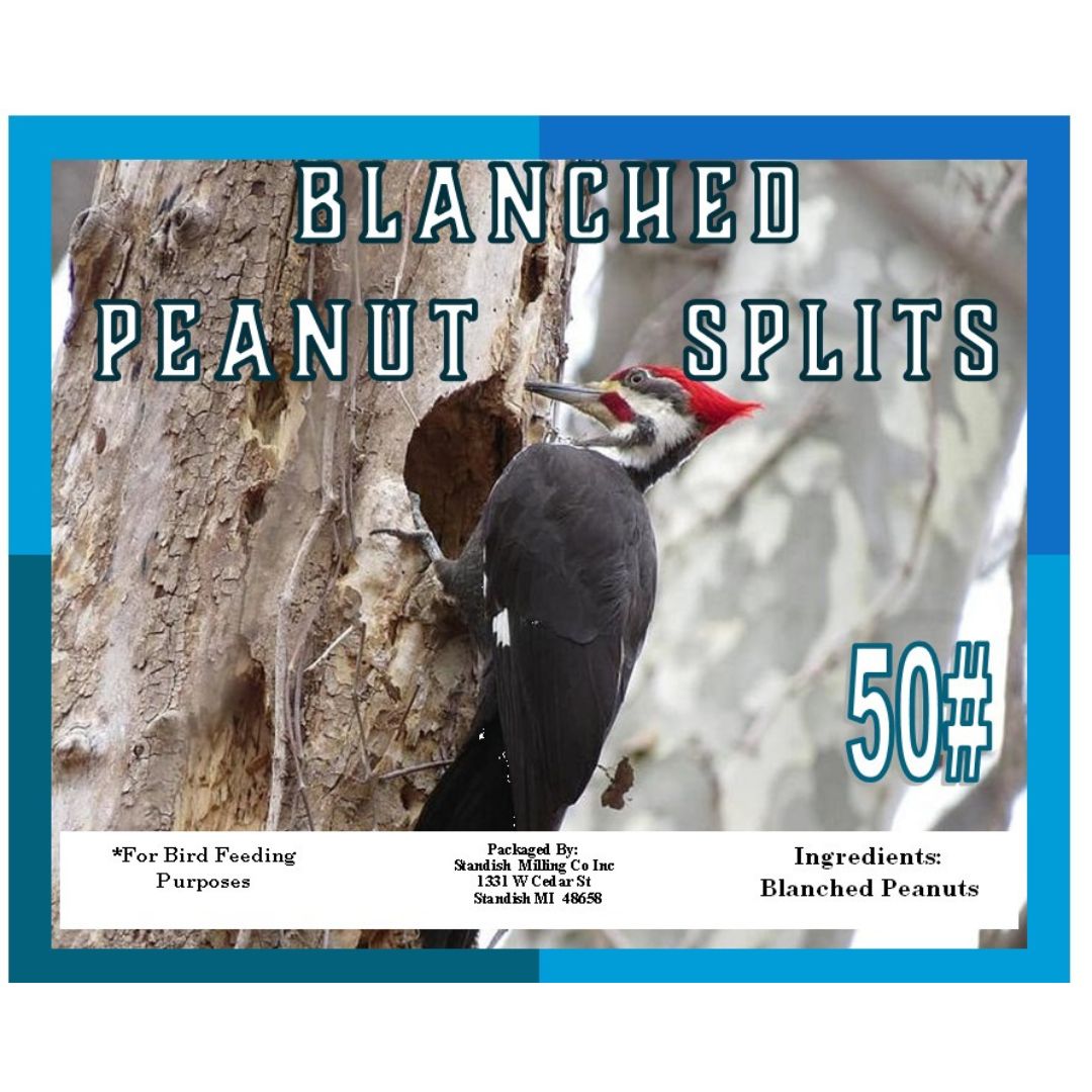 50# BLANCHED PEANUT SPLITS