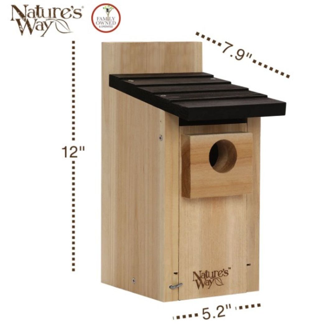 4/CS NW CEDAR BLUEBIRD HOUSE